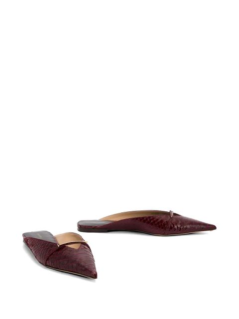 TOM FORD pointed mules - Red