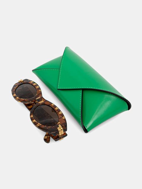 Bottega Veneta okulary przeciwsłoneczne damskie kolor brązowy BV1322S