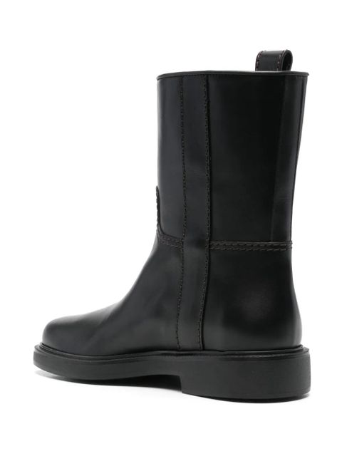 Tod's leather biker boots - Black - zdjęcie produktu nr 2