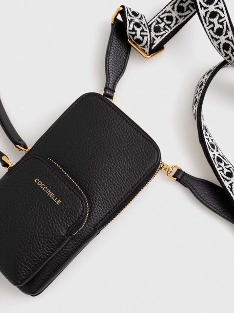 Coccinelle pokrowiec na telefon skórzany