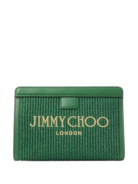 Jimmy Choo Avenue clutch bag - Green - zdjęcie produktu nr 1