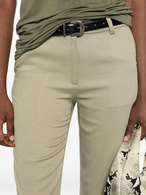 The Frankie Shop Lior belt-loops trousers - Green