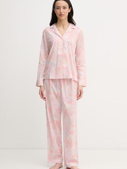 Lauren Ralph Lauren piżama dwuczęściowa damska z bawełną - zdjęcie produktu nr 1