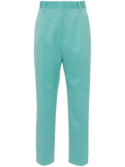 MM6 Maison Margiela single-stitch tapered trousers - Green - zdjęcie produktu nr 1