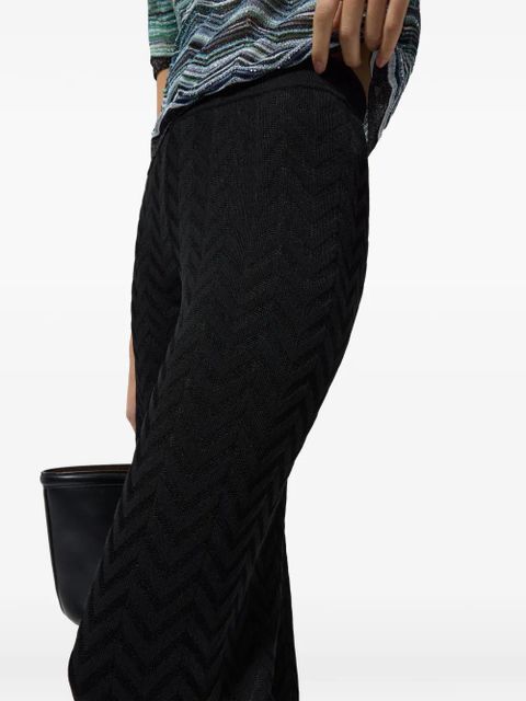 Missoni chevron trousers - Black