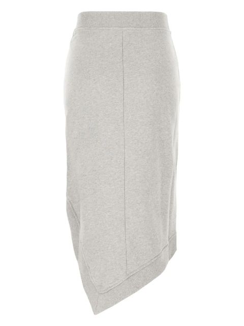 The Attico mélange-effect midi skirt - Grey - zdjęcie produktu nr 2