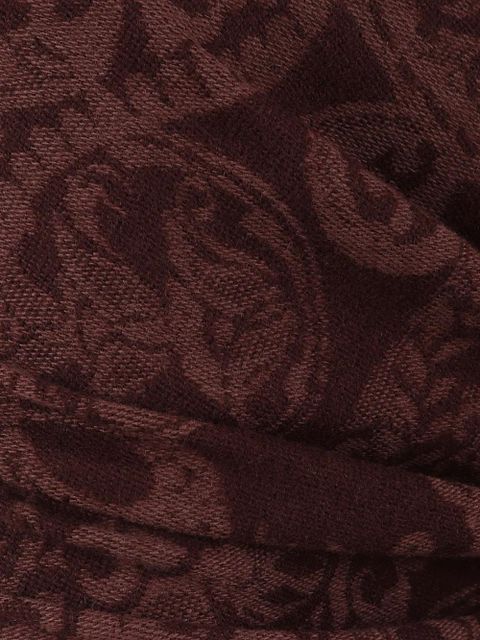 ETRO paisley-print scarf - Brown