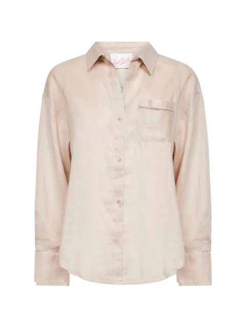 MC2 Saint Barth chest-pocket linen shirt - Neutrals - zdjęcie produktu nr 1