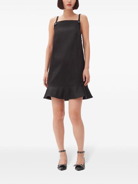 GANNI duchesse-satin mini dress - Black - zdjęcie produktu nr 2