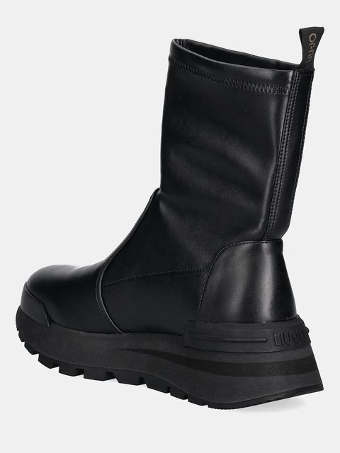 Liu Jo botki AMAZING 22 kolor czarny na platformie BF5051EX04622222 - zdjęcie produktu nr 2