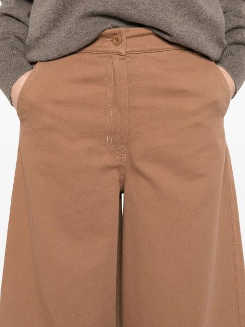 Weekend Max Mara Wkdariete wide-leg trousers - Brown