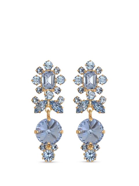 Jennifer Behr Albertina crystal-embellished earrings - Gold - zdjęcie produktu nr 1