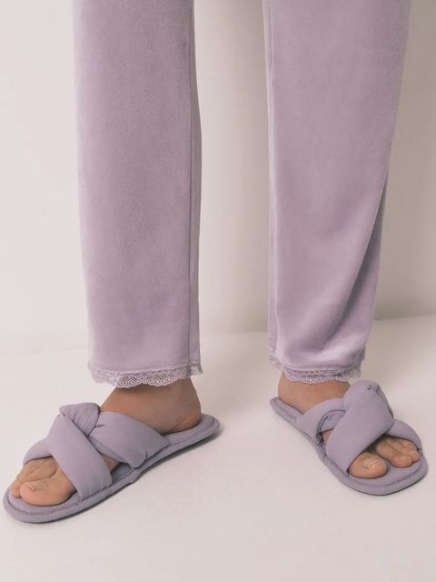 women'secret piżama damska kolor fioletowy 3592436