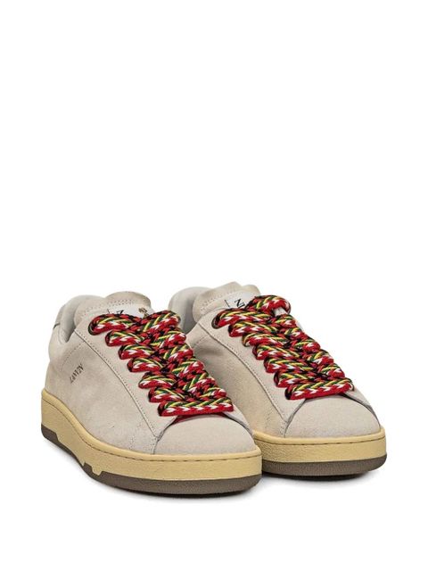 Lanvin suede low-top sneakers - Grey - zdjęcie produktu nr 2