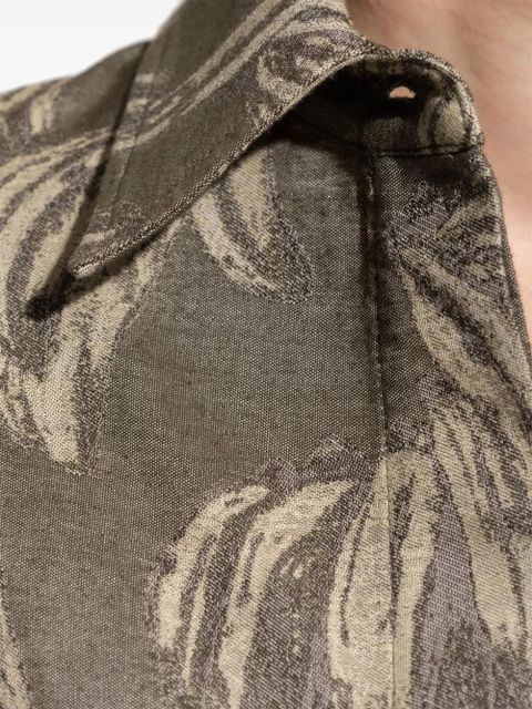 Jacquemus Banana-jacquard shirt - Grey