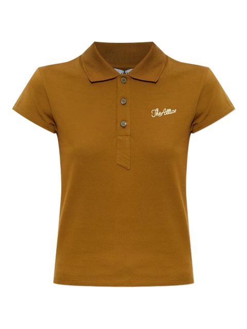 The Attico embroidered polo shirt - Brown - zdjęcie produktu nr 1