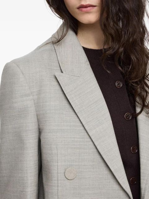 JW Anderson double-breasted wool blazer - Grey