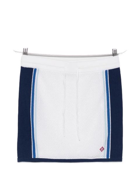 Casablanca drawstring mesh skirt - White - zdjęcie produktu nr 1