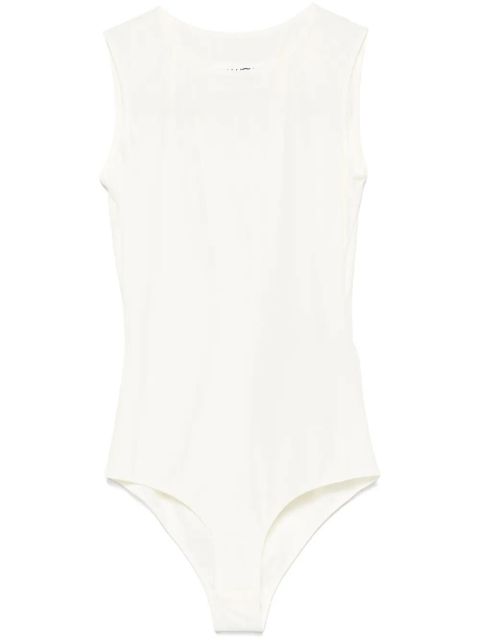 MM6 Maison Margiela stretch-jersey bodysuit - Neutrals - zdjęcie produktu nr 1