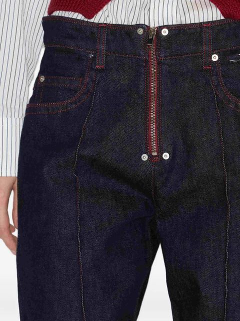 ISABEL MARANT Stely zip-detail trousers - Blue