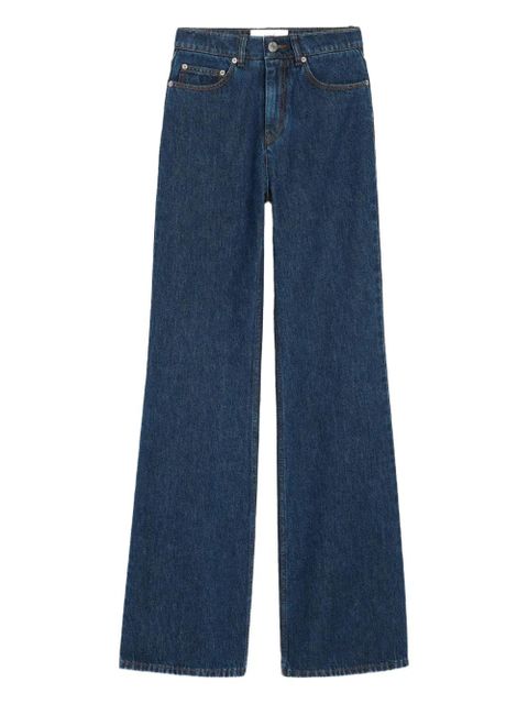 AMI Paris cotton flare fit jeans - Blue - zdjęcie produktu nr 1