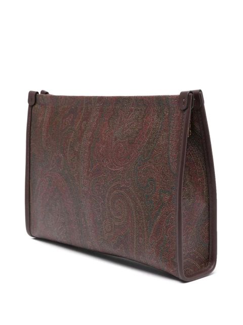 ETRO Essential paisley-print clutch bag - Brown - zdjęcie produktu nr 2