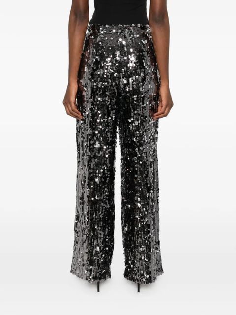 Weekend Max Mara sequin-embellished trousers - Black