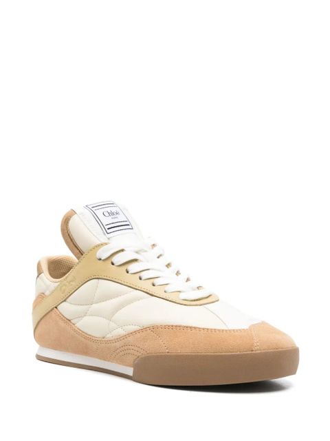 Chloé quilted-panel sneakers - Neutrals