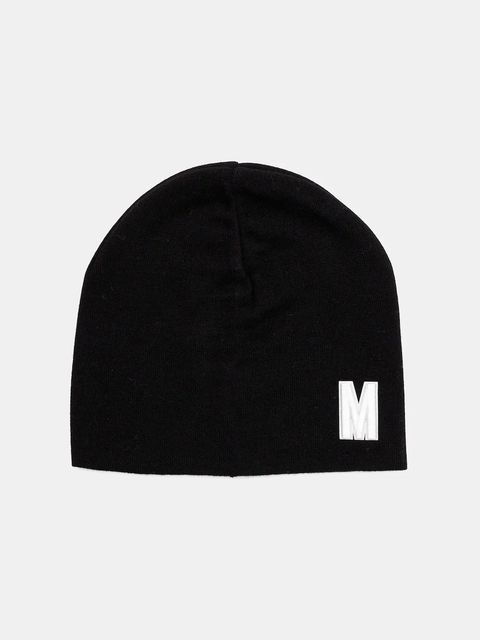Moschino czapka wełniana kolor czarny M5877 60803 - zdjęcie produktu nr 1