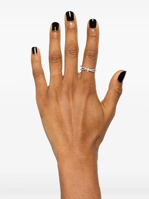 Swarovski Hyperbola crystal-embellished ring - Silver - zdjęcie produktu nr 2