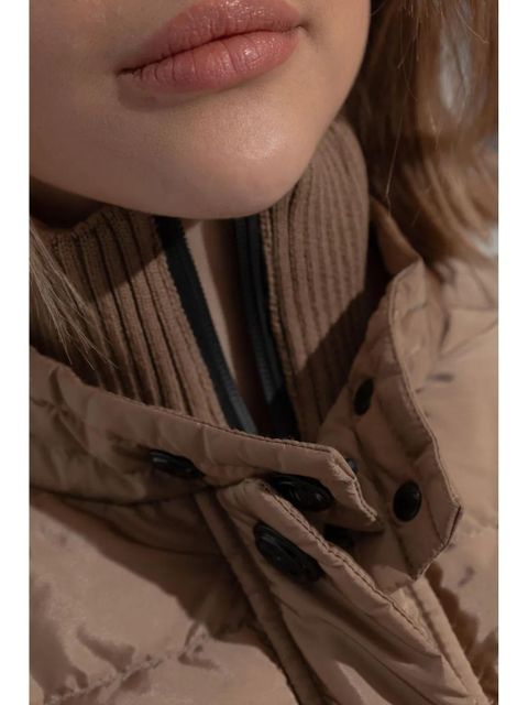 Moncler Grenoble panelled cardigan - Brown