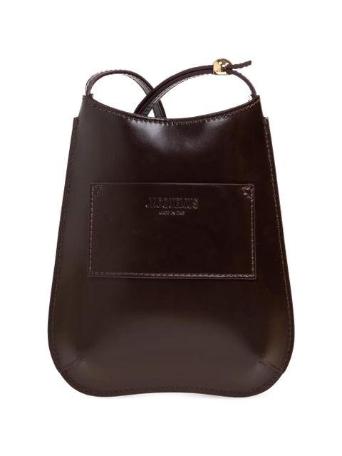Jacquemus smooth leather tote bag - Brown