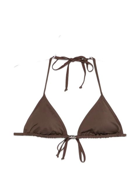 Diesel Elettra-Dnm tie-string bikini top - Brown - zdjęcie produktu nr 1