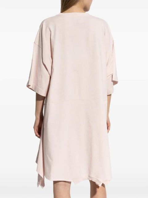 MM6 Maison Margiela asymmetric short-sleeve dress - Pink