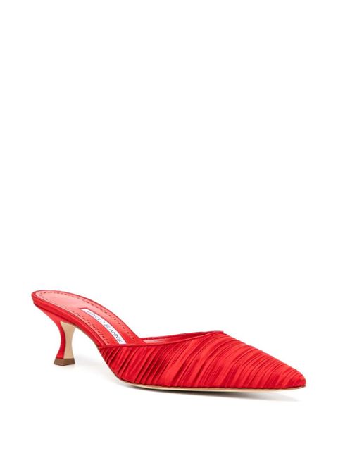 Manolo Blahnik slip-on style mules - Red - zdjęcie produktu nr 2