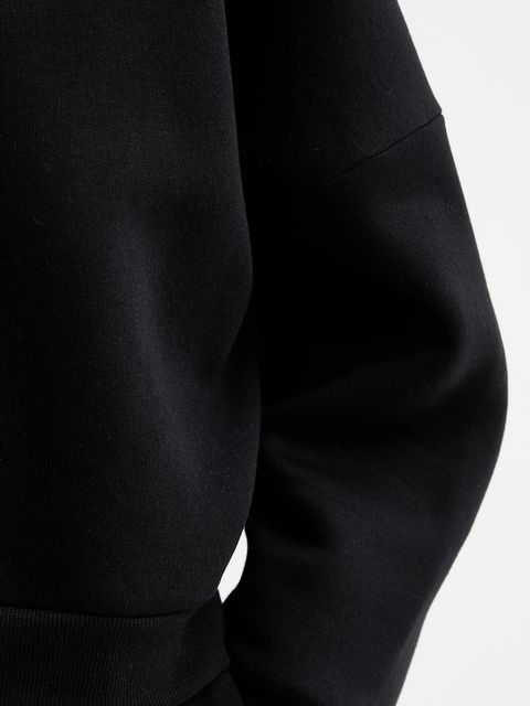 MUUV. bluza MUUV. x Answear damska kolor czarny z kapturem melanżowa