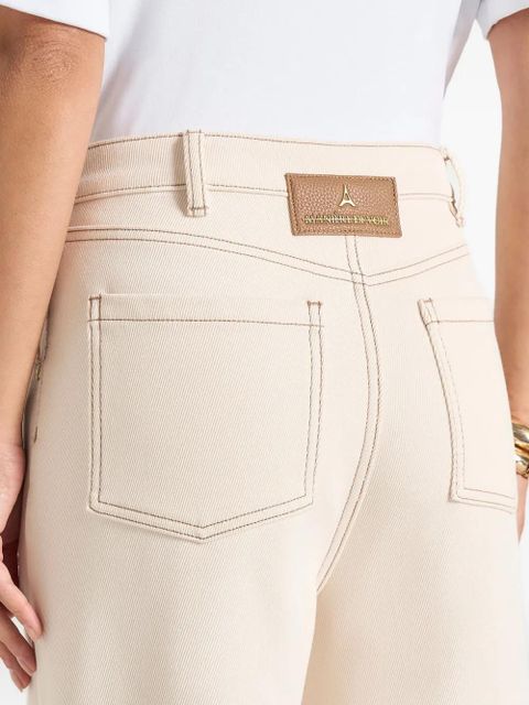 Manière De Voir wrapover wide-leg jeans - Neutrals