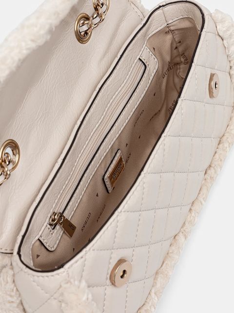 Guess torebka CRISTI kolor beżowy HWTG81 39210