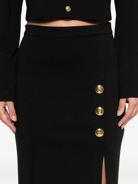 PINKO Giardiniera midi skirt - Black