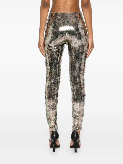 ISABEL MARANT Bella sequinned leggings - Silver - zdjęcie produktu nr 2