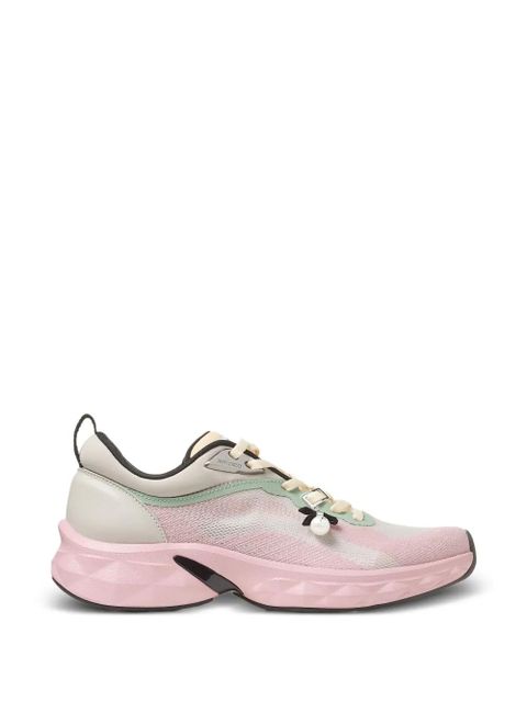 Jimmy Choo Diamond Run pearl-embellished sneakers - Pink - zdjęcie produktu nr 1