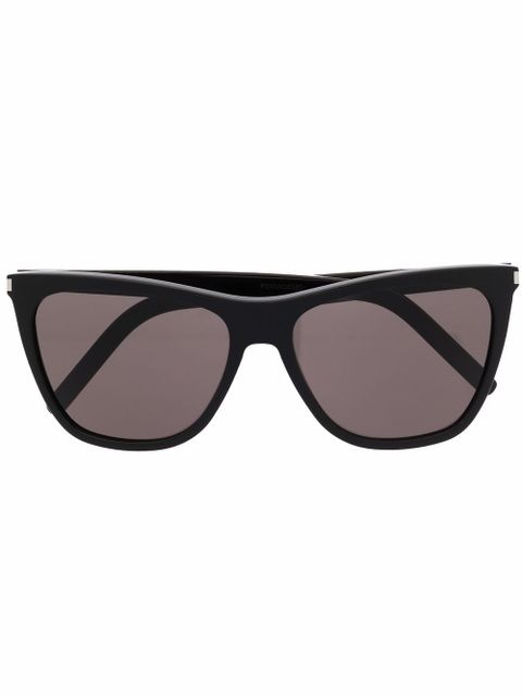 Saint Laurent Eyewear wayfarer-frame sunglasses - Black - zdjęcie produktu nr 2