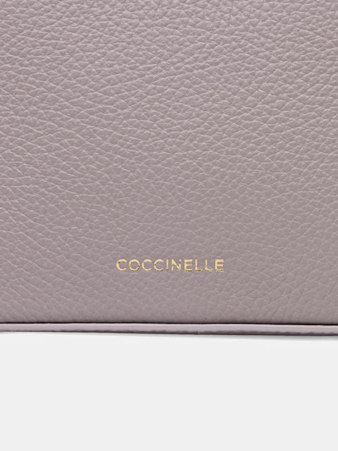 Coccinelle torebka skórzana kolor szary E5 MN5 55 I1 01