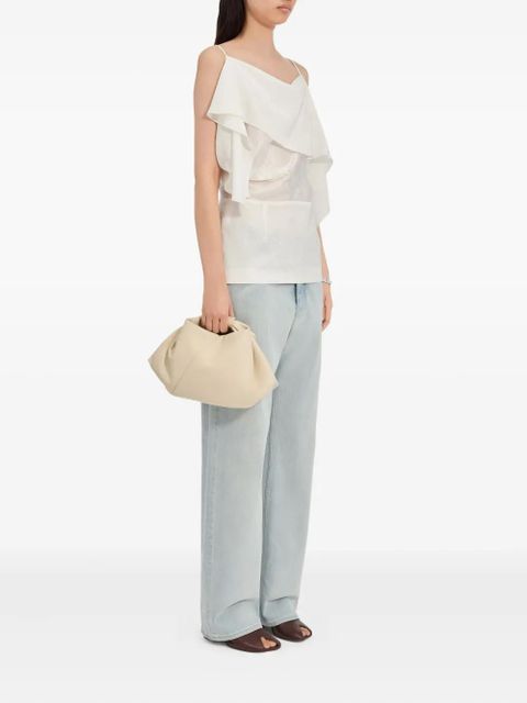 MM6 Maison Margiela ruffled-detail top - White