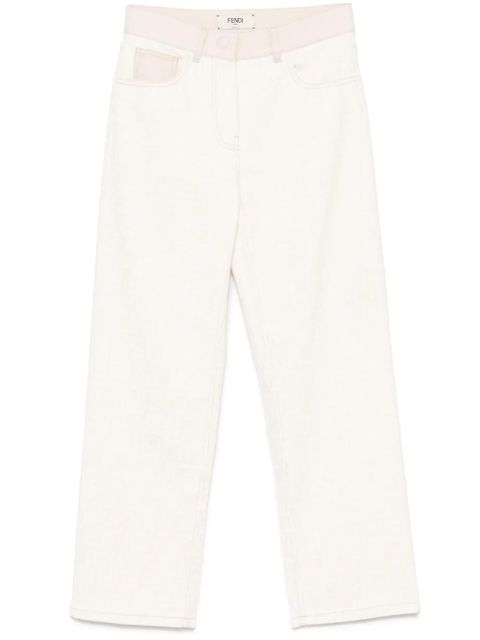 FENDI FF jeans - White - zdjęcie produktu nr 1