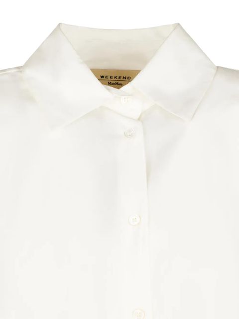 Weekend Max Mara button-up collared shirt - Neutrals