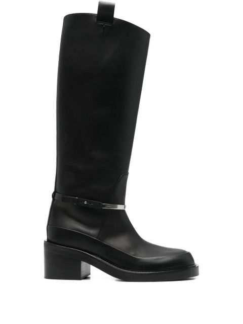 Tod's 60mm metal-strap boots - Black - zdjęcie produktu nr 1