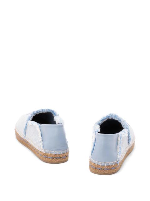Jimmy Choo frayed logo espadrilles - Blue - zdjęcie produktu nr 2