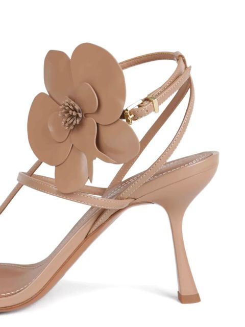 ZIMMERMANN flower open-toe sandals - Neutrals