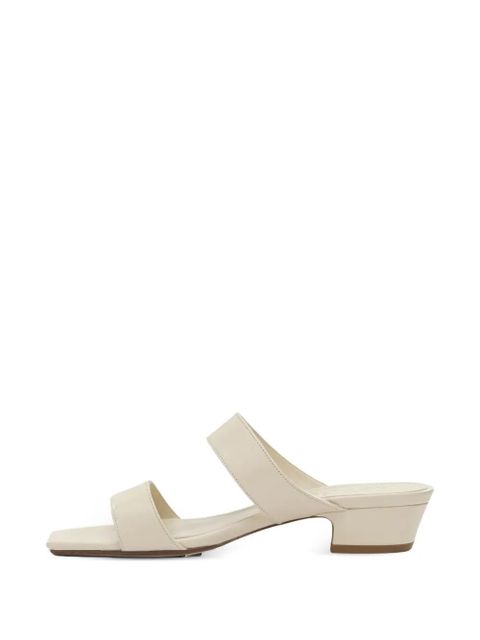 Aeyde Kami double-strap square-toe sandals - Neutrals